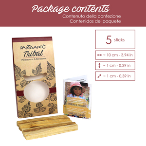 High Quality <b>PALOSANTO</b> Tribal Incense Sticks Natural Wood Palo Santo From Peru Private Label-5 Sticks Per Pack - Product Image 2