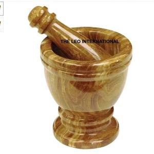 Mortero y pilón redondos de madera de mango con acabado natural, accesorios de cocina, utensilios de cocina, artesanías de madera, herramienta para hierbas y especias - Product Image 4