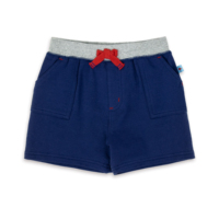 Ensemble de vêtements pour bébé garçon, été 2020, coton biologique, imprimé résistant aux flammes, dessin animé de requin, OEM, 2 pièces, short rouge
