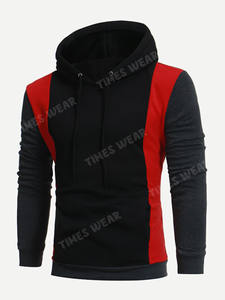 Offre Spéciale Sweat-shirt à capuche personnalisable avec panneau coupé et cousu pour hommes Motif imprimé en polyester/coton de haute qualité - Product Image 2