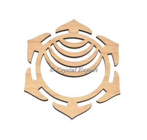 ที่รองแก้วจักระศักดิ์สิทธิ์ทำจากไม้อาเกตแกะสลักด้วยมือพร้อมด้วยหินอัญมณีแกะสลักสไตล์ความรัก - Product Image 1