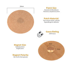에너지녹스 초강력 치유 3300 가우스 지압 접착 패치 근육통 완화 자석 파스 - Product Image 3
