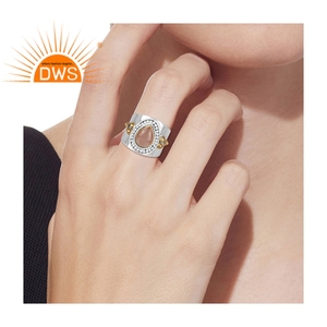 Anillo de plata de primera ley con piedra lunar para mujer, sortija, plata esterlina 925, piedra Natural, Peach, piedra lunar, hecho a mano - Product Image 5