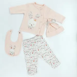 Ensemble 4 pièces pour bébé fille, la meilleure société, vêtements pour bébés, à la mode, 2020