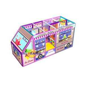 5x2x2.3m สนามเด็กเล่นในร่มแบบเข็นทำน้ำแข็งสำหรับสระว่ายน้ำ - Product Image 2