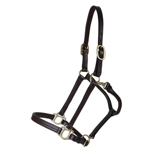 Nouveau vente en gros à bas prix en cuir véritable cheval licou Sport de plein air équitation cuir italien Dressage équestre Tack AL - Product Image 2