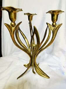 Antique Selling <b>Brass</b> Metal Candle <b>Holder</b> Wedding Home Hotel Decoration Centerpiece Bedside <b>Candlestick</b> Cheap Price Candelabra - Product Image 3