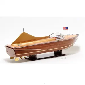 Chris Craft Cobra Modells chiff 80 cm hand gefertigte Holz replik mit Ausstellungs stand, Sammlerstück, Dekor, Geschenk, Großhandel