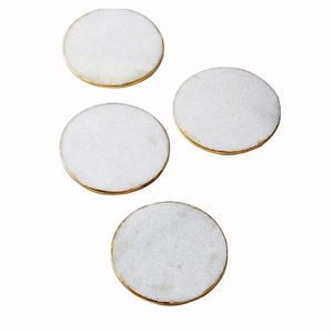 Juego de posavasos de mármol de alta calidad para el hogar, hotel o restaurante, artículos de cocina de estilo clásico, artículo de catering para uso diario, almohadillas para tazas - Product Image 2