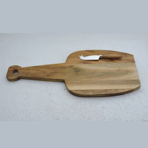 Plateau de service rectangulaire décoratif en bois, pour Table en bois manga, avec poignées confortables en acier inoxydable, dernière conception - Product Image 4