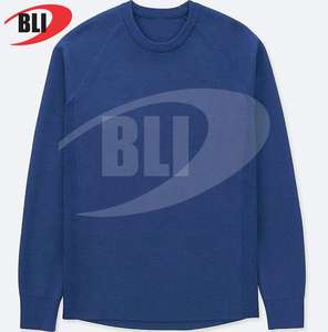 Meilleure qualité à manches longues 100% coton polaire sweat-shirts col rond Streetwear saison d'hiver pull à épaules tombantes pour hommes - Product Image 2
