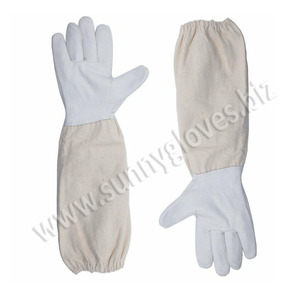 Guantes de apicultura ventilados, hechos de piel de cabra por Sunny - Product Image 1