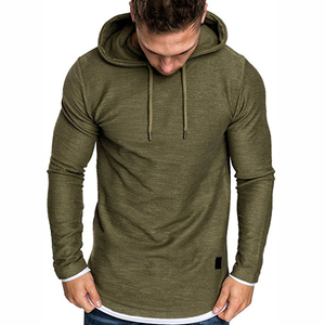 Sudadera con capucha de punto de algodón 100% personalizada de la mejor calidad para hombres y mujeres Diseño forrado de talla grande con precio de logotipo bordado 3D - Product Image 5