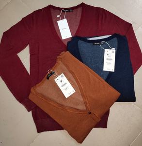 Cárdigan Casual de Manga Regular para Mujer, Otoño, Antiarrugas, Transpirable, 65% Viscosa, 35% Nailon, Mejor Diseño, Marcas Reconocidas, Alta Calidad - Product Image 1