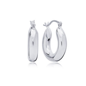 Leverback-pendientes de aro de 19 mm hechos a mano, joyería turca de Plata de Ley 925 - Product Image 4