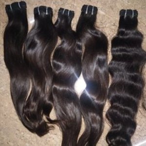 Extensions de cheveux humains vierges Remy indiens, couleur naturelle, grade AAAAA, sans produits chimiques, double trame, doux, brillants, permanentés - Product Image 1