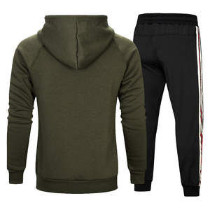 Conjunto de chándal de invierno para hombre de gran tamaño con cordón y Jersey de calidad de marca personalizada - Product Image 3