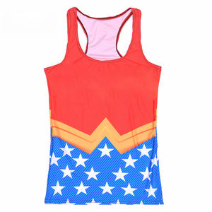 Débardeur personnalisé pleine sublimation impression grande taille pour femmes nouvelle mode dame Singlet - Product Image 2