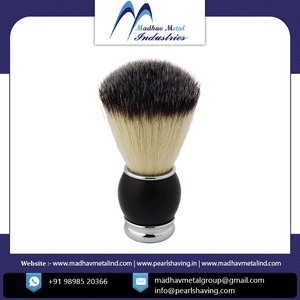 Pearl Badger Hair Shaving Brush with Metal Handle (Super Badger Model)-New Design Customized - Product Image 3