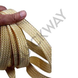 Dentelle tressée dorée d'uniforme de cérémonie, dentelle tressée en Mylar français - Product Image 1