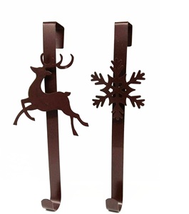 Hot Sale Christmas <b>Door</b> Decoration <b>Wreath</b> <b>Hanger</b> Metal Hook <b>Wreath</b> Holder <b>Over</b> <b>the</b> <b>Door</b> High Quality - Product Image 2