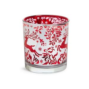 Support de lumière de thé romantique de forme ronde pour votive en verre pour les mariages et l'utilisation décorative de Noël - Product Image 6