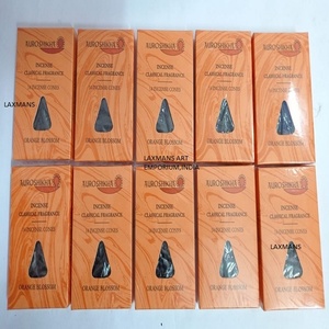 Offre Spéciale de cônes d'encens parfumés de fleurs d'oranger de marque Auroshikha fournisseur en gros de l'Inde. - Product Image 1