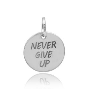 Pendentif classique en argent sterling 925, design simple, inscription « Live Laugh Love », fabricant en gros, stock disponible, prix bas - Product Image 4