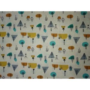 Rideau de douche en dentelle, tissu imprimé - Product Image 5