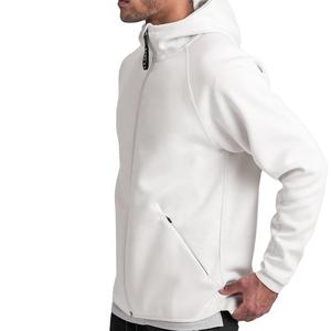 Polyester Fleece Men's <b>Hoodie</b> <b>Plain</b> Zip Up <b>Hoodie</b> Fitness Lightweight Sports <b>Hoodie</b> - Product Image 1