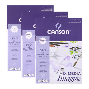 Canson Imagine Mix Media 200/G 50Sheets A3 A4 A5 Màu Nước Pad Sketchbook Phác Thảo Pad Vẽ Cuốn Sách Gỗ Pulb - Product Image 1