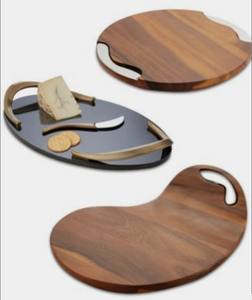 ถาดเสิร์ฟอาหารดีไซน์ทันสมัย,ถาดเสิร์ฟไม้ดีไซน์ทันสมัยตกแต่งจานเสิร์ฟในโรงแรมสำหรับร้านอาหาร - Product Image 6