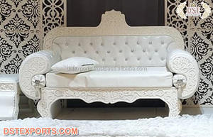 Décoration de scène blanche, pour la cérémonie de mariage marocain, meilleure décoration blanche de scène de mariage, nigériane, dubaï - Product Image 4