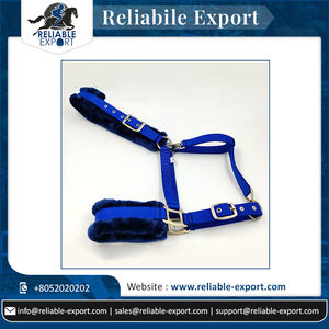 Nouveau Premium Qualité Bleu Noir Cheval Halters Durable PP Cuir Nylon PVC Western Style Corde Halter Direct Fabricant Exportateur - Product Image 6