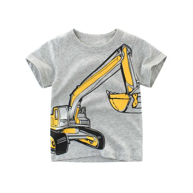 T-shirt à col rond blanc, avec motif de soleil imprimé, pour bébé, garçon et fille