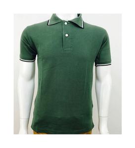 Camiseta de golf informal de manga corta sólida para hombre, camisetas de verano ajustadas de algodón 100% de talla grande - Product Image 1