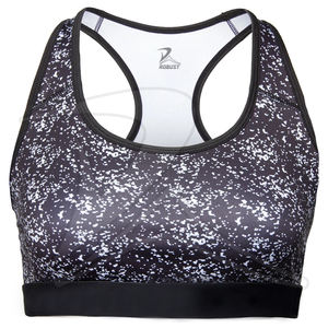 Sujetador deportivo sin costuras de alta calidad para mujer, Top de soporte de Yoga transpirable con logotipo personalizado, Sujetador deportivo de LICRA al por mayor - Product Image 3