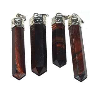 Red Tiger Eye Cap Pencil Pendantsสำหรับขาย | รับRed Tiger Eye Cap Pencil Pendants - Product Image 1