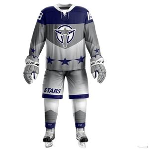 Camisetas de Hockey sobre Hielo de Alta Calidad, Unisex, Impresas por Transferencia de Calor, Transpirables, 100% Poliéster, de Secado Rápido, Diseño Personalizado, Uniforme OEM - Product Image 6