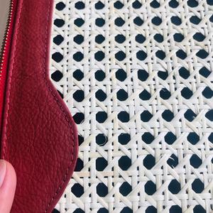 Bolso de mano de lujo para mujer, pochette de ratán, elegante - Product Image 5