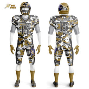 เสื้อแขนสั้นระบายอากาศได้ดีสำหรับฤดูร้อน2024ชุดอเมริกันฟุตบอลมีขนาดพิเศษพิมพ์ซับลิเมชันตามสั่ง - Product Image 4