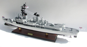 HMAS BRISBANE D41 Destructeur Modèle En Bois Fabriqué À La Main Nouveauté Cadeau Bateau Artisanat - Product Image 5
