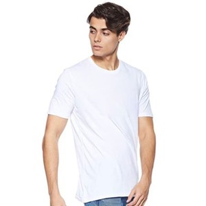 Men Cotton Plain Chest Pocket Home Casual Loose Short Sleeve T-Shirt - Product Image 1