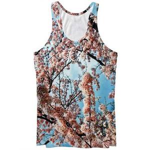 <b>Black</b> 3D Unisex Custom Sublimation <b>Tank</b> <b>Top</b> | Plus Size Print Casual 100% Cotton - Product Image 1