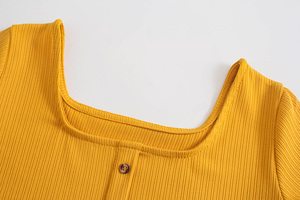 New Design Fashionable Casual <b>Ladies</b> <b>Short</b> <b>Sleeve</b> Plain T Shirts Women <b>Tops</b> 2025 - Product Image 2