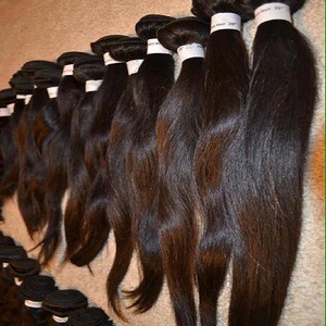 Wholesale Supplier of Indian Remy Virgin Human Hair <b>Extensions</b> Weave with Machine Double Weft - Product Image 1
