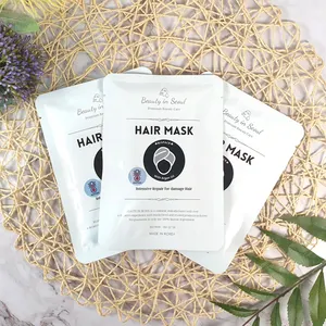 BISPACK saç maskesi paketi kore OEM/OEM folyo tipi özel etiket