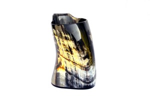 ถังเบียร์ไวกิ้งแก้วเซรามิกขนาดใหญ่16ออนซ์แบบพรีเมี่ยมที่มีพื้นด้านล่างเป็นไม้เนื้อแข็งที่ไม่ขัดเงาแบบดั้งเดิมสำหรับปาร์ตี้ - Product Image 3