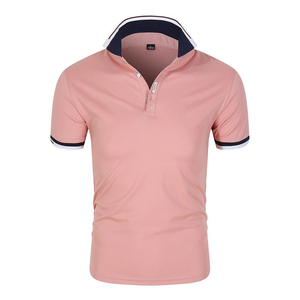 Polo classique d'été à manches courtes pour hommes Logo personnalisé en coton blanc de haute qualité sérigraphie pour hommes - Product Image 4