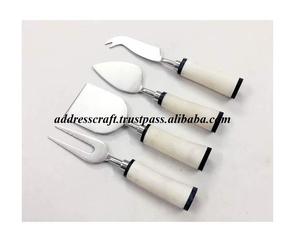 Elegant Design Stainless Steel <b>Cheese</b> Cutting Tools 2025 Hot Sell <b>Cheese</b> <b>Set</b> With Marble Handle For Luxury Home Hotel Restaurant - Product Image 6